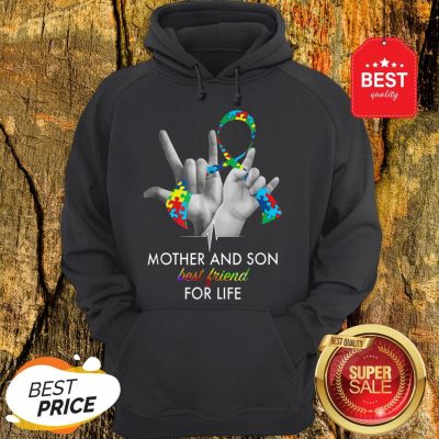 Autism Awareness Mother And Son Best Friends For Life Hoodie