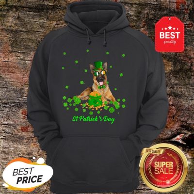 German Shepherd Dog St Patricks Day Leprechaun Dog Hoodie