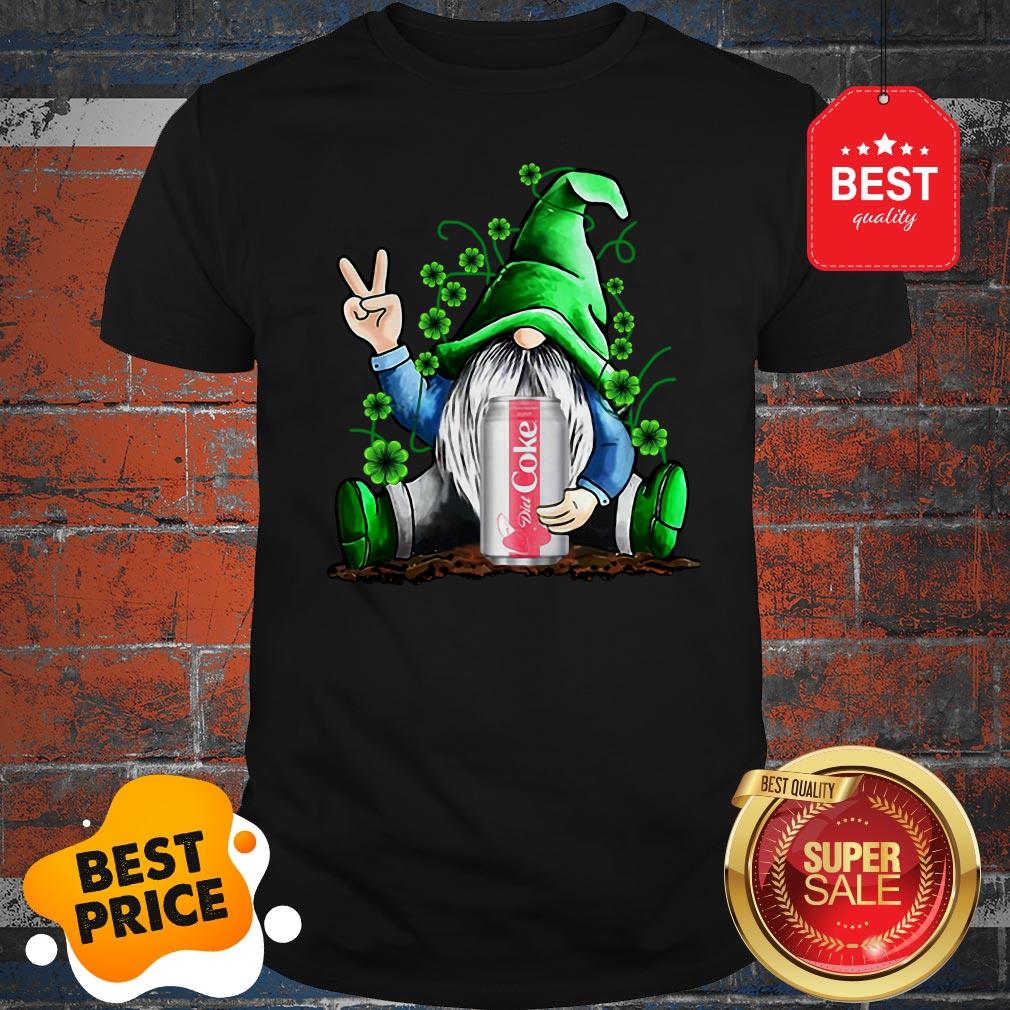 Gnome Hold Diet Coke Irish Shamrock St. Patrick’s Day Shirt