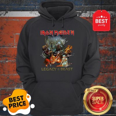 Iron Maiden Mashup Legacy Of The Beast Signatures Hoodie
