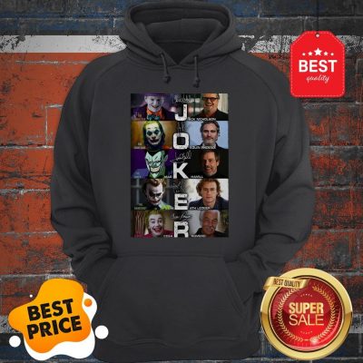 Joker Versions Signatures The Gangster The Comedian The Joker Hoodie