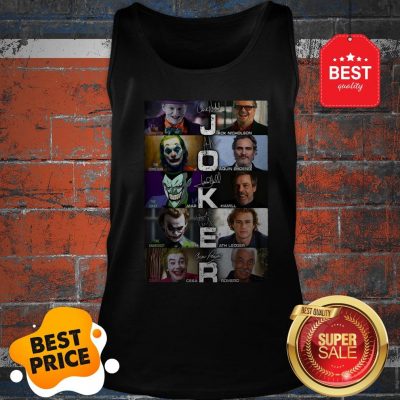 Joker Versions Signatures The Gangster The Comedian The Joker Tank Top