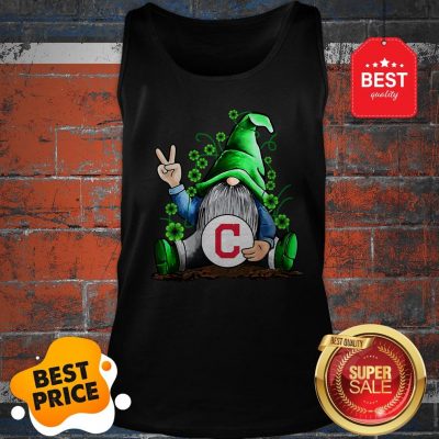 MLB Gnomes Lucky Hug Cleveland Indians Baseball Tank Top