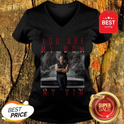 Nice Dominic Toretto You Are My Dom My Vin Signature V-neck