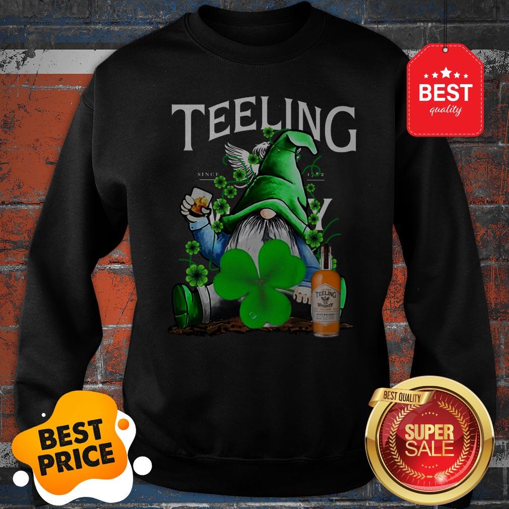 Nice Gnome Drinking Teeling Whiskey St Paddy’s Day Sweatshirt Nice Gnome Drinking Teeling Whiskey St Paddy’s Day Sweatshirt