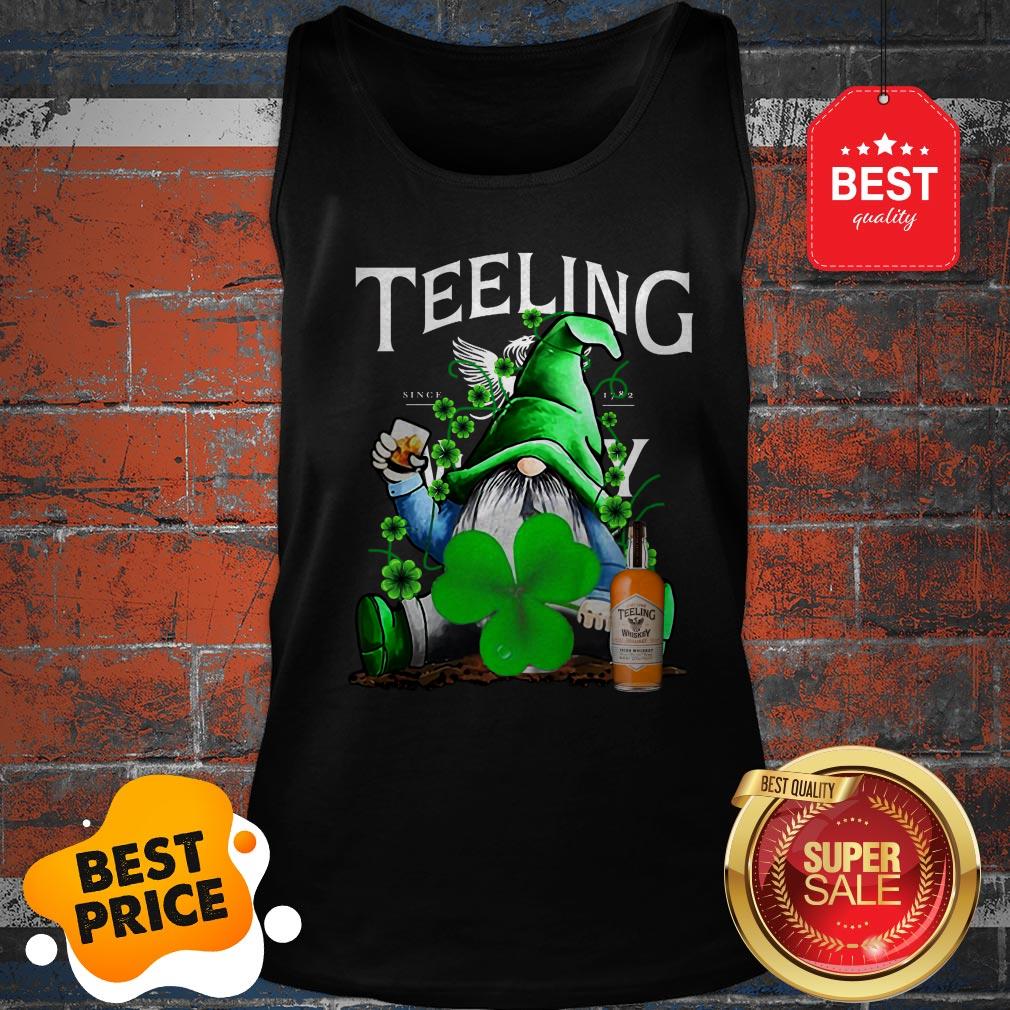 Nice Gnome Drinking Teeling Whiskey St Paddy’s Day Tank Top Nice Gnome Drinking Teeling Whiskey St Paddy’s Day Tank Top