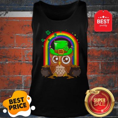 Nice Irish Leprechaun Owl Funny St. Patrick’s Day Tank Top