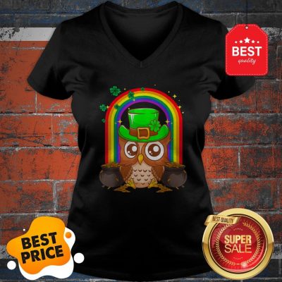 Nice Irish Leprechaun Owl Funny St. Patrick’s Day V-neck