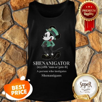 Nice Mickey Mouse Shenanigator Define St. Patrick’s Day Tank Top