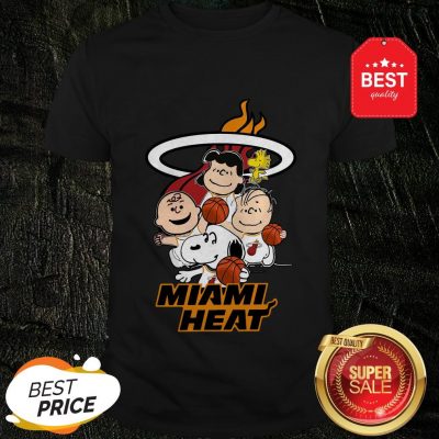 Nice Peanut Characters Mashup Miami Heat Shirt
