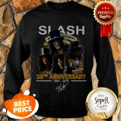 Nice Slash 38th Anniversary 1981 2019 Signature Myles Kennedy Sweatshirt