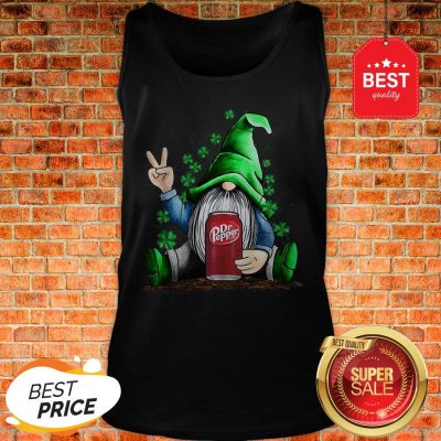 Nice St Patrick’s Day Gnome Hug Dr Pepper Tank Top