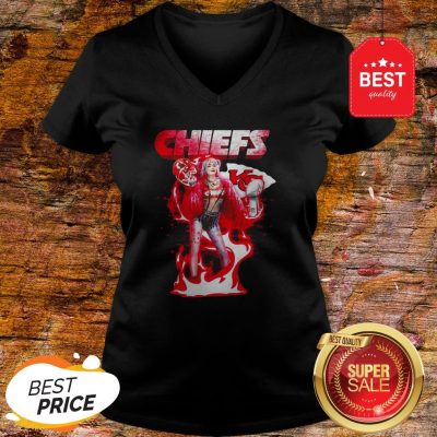 Birds Of Prey Harley Quinn Kansas City Chiefs Champions Super Bowl LIV V-neck
