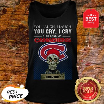 Jeff Dunham You Laugh I Laugh You Cry Montreal Canadiens Logo Tank-top