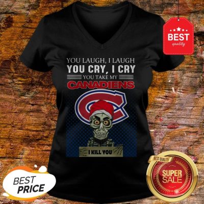 Jeff Dunham You Laugh I Laugh You Cry Montreal Canadiens Logo V-neck