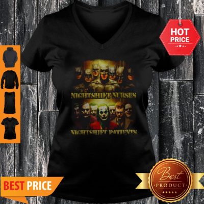 Batman And Joker Night Shift Nurses Night Shift Patients V-neck