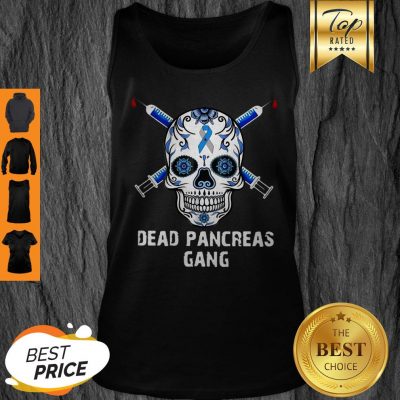 Diabetes Awareness Skull Dead Pancreas Gang Tank Top