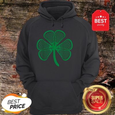 Lacrosse St Patricks Day Shamrock Lucky Lacrosse Hoodie
