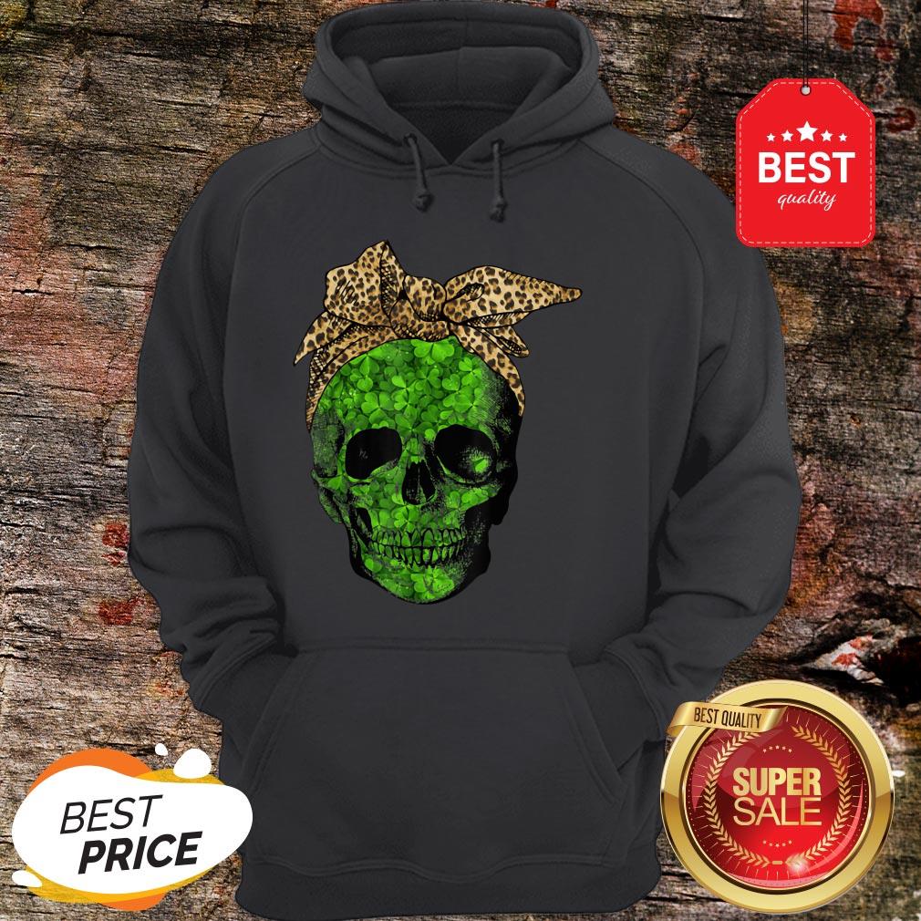 Leopard Bandana Shamrock Skull St Patrick’s Day Gifts Hoodie Leopard Bandana Shamrock Skull St Patrick’s Day Gifts Hoodie