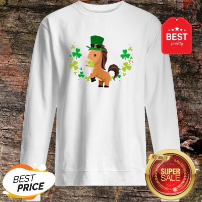 Leprechaun Horse Shamrock For Kids St.Patrick’s Day Sweatshirt