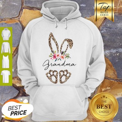Official Rabbit Bunny Leopard Grandma Flower Hoodie