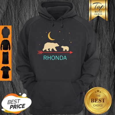 Official Rhonda Name Gift Personalized Mama Bear With 1 Cub Hoodie