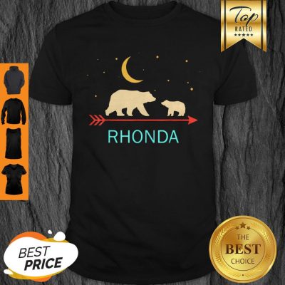 Official Rhonda Name Gift Personalized Mama Bear With 1 Cub Shirt