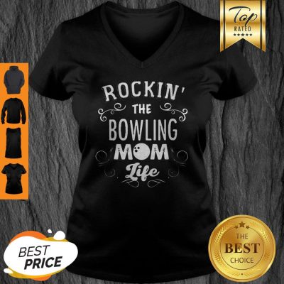 Original Rockin’ The Bowling Mom Life V-neck