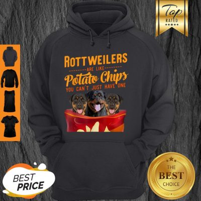 Premium Rottweilers And Potatoes Chips Funny Dog Mama Papa Hoodie