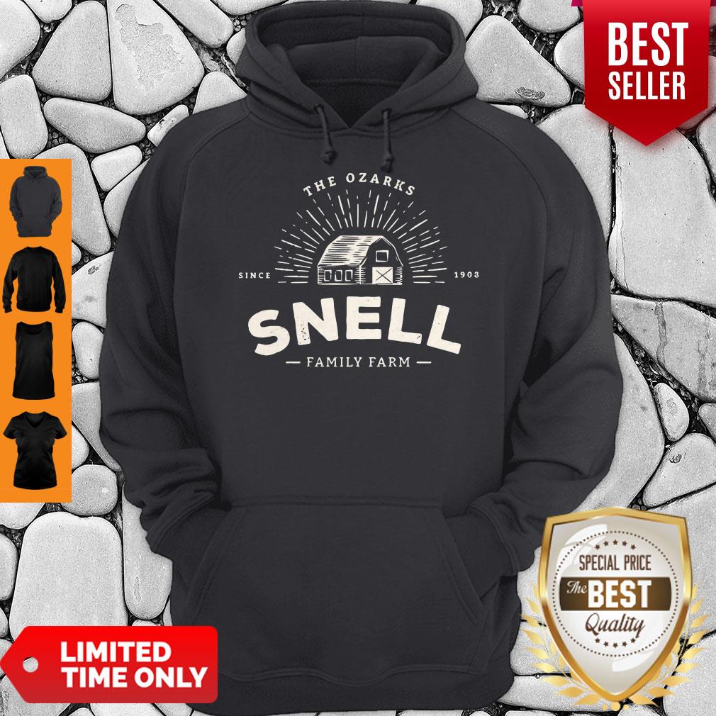 Funny Snell Family Farm Logo from Ozark Baseball Hoodie Funny Snell Family Farm Logo from Ozark Baseball Hoodie