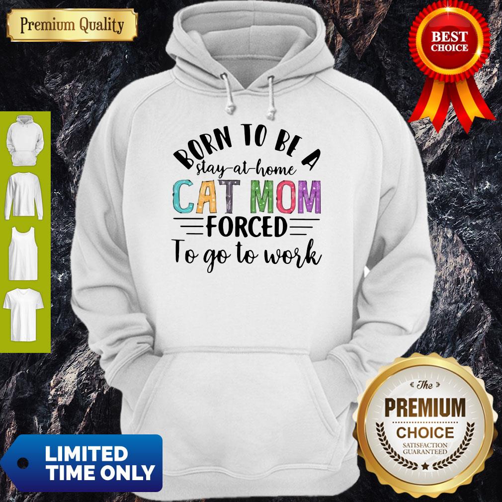 Funny Stay At Home Cat Mom Hoodie Funny Stay At Home Cat Mom Hoodie