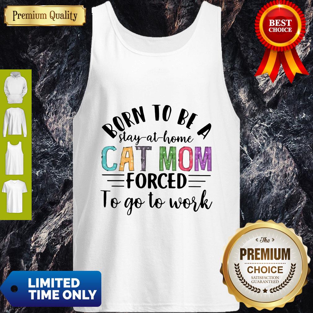 Funny Stay At Home Cat Mom Tank Top Funny Stay At Home Cat Mom Tank Top