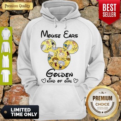 Pretty Mouse Ears Golden Kind Of Girl Hoodie