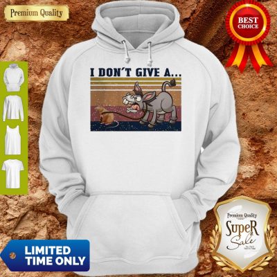 Pretty Mouse and Donkey I Don’t Give A Vintage Hoodie