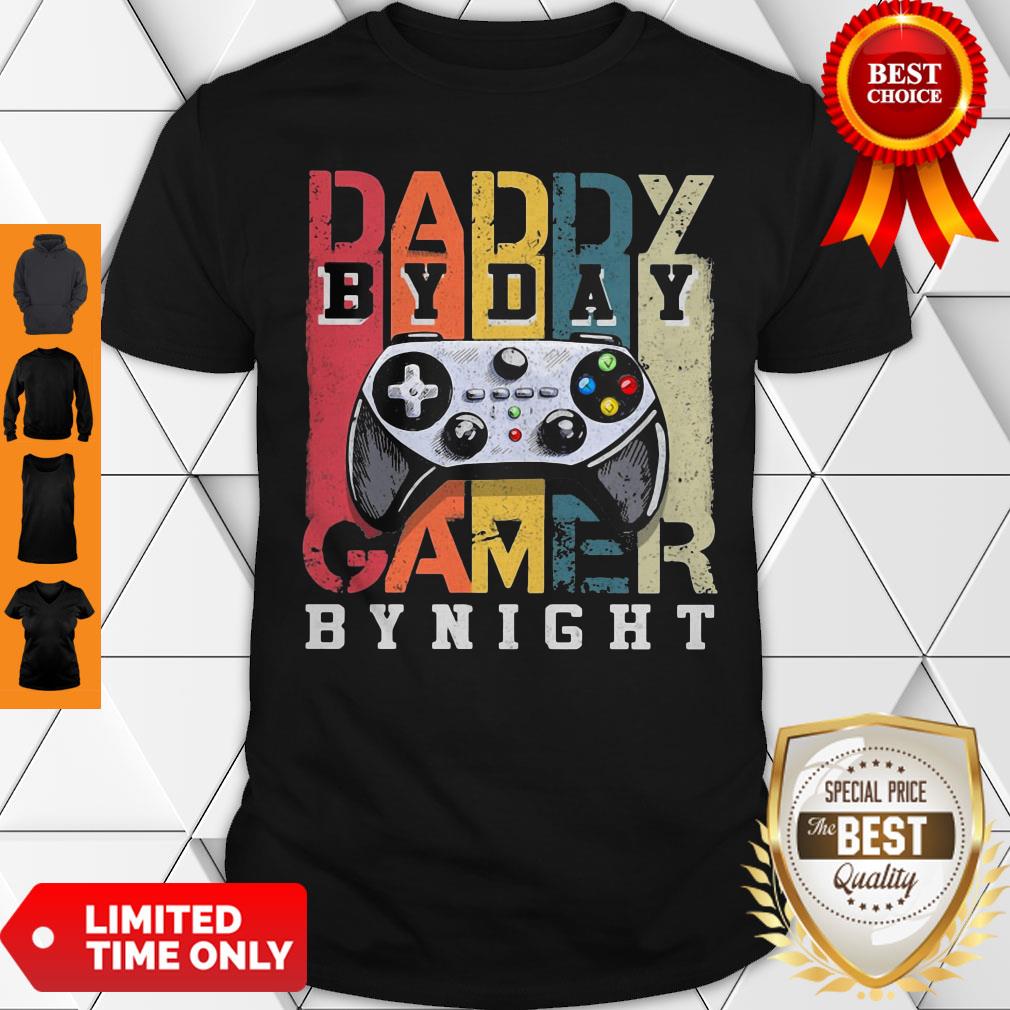Nice Daddy By Dad By Night Gamer Vintage Shirt