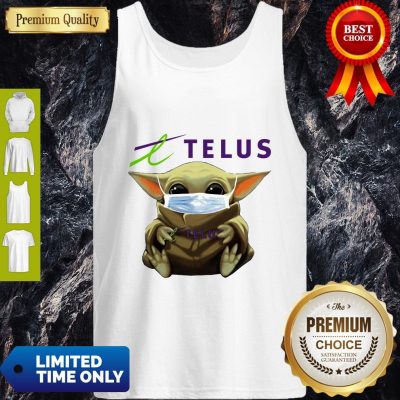 Nice Star Wars Baby Yoda Hug Telus Mask Covid-19 Tank Top