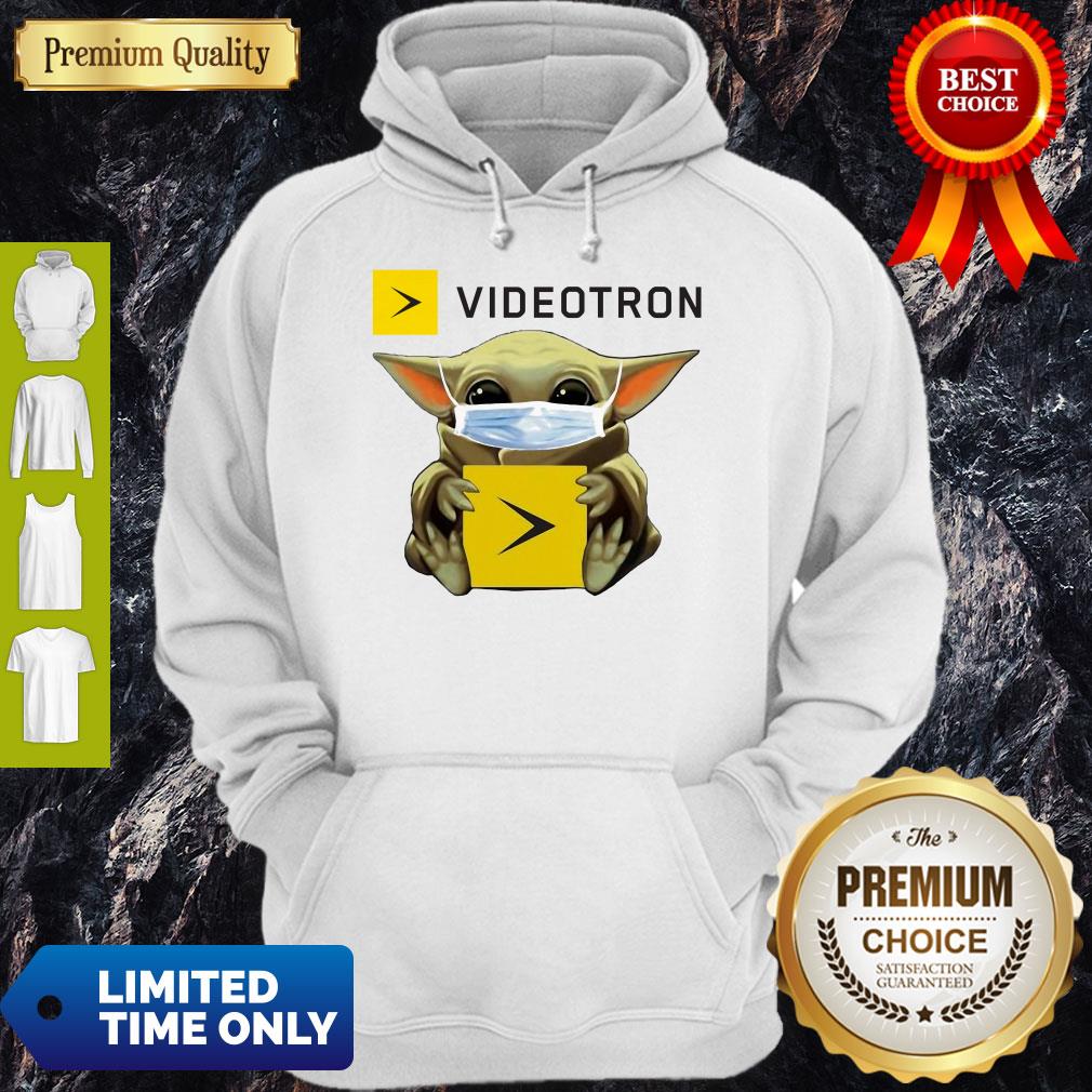 Official Star Wars Baby Yoda Hug Videotron Mask Covid-19 Hoodie Official Star Wars Baby Yoda Hug Videotron Mask Covid-19 Hoodie