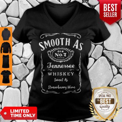 Pretty Smooth As Tennessee Whiskey Sweet As Strawberry Wine V-neck