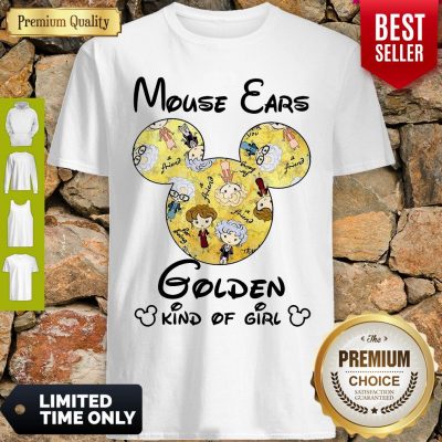 Pretty Mouse Ears Golden Kind Of Girl Shirt