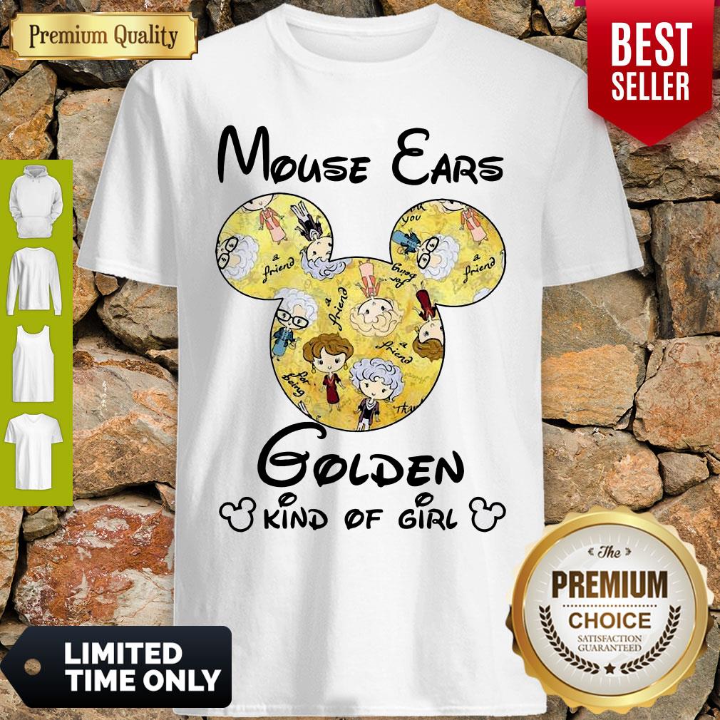 Pretty Mouse Ears Golden Kind Of Girl Shirt