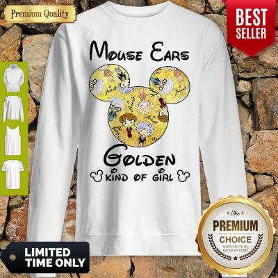 Pretty Mouse Ears Golden Kind Of Girl Sweatshirt