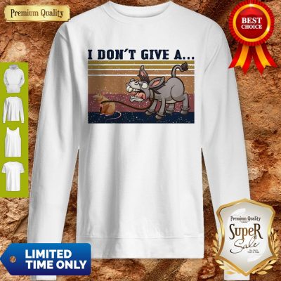 Pretty Mouse and Donkey I Don’t Give A Vintage Sweatshirt