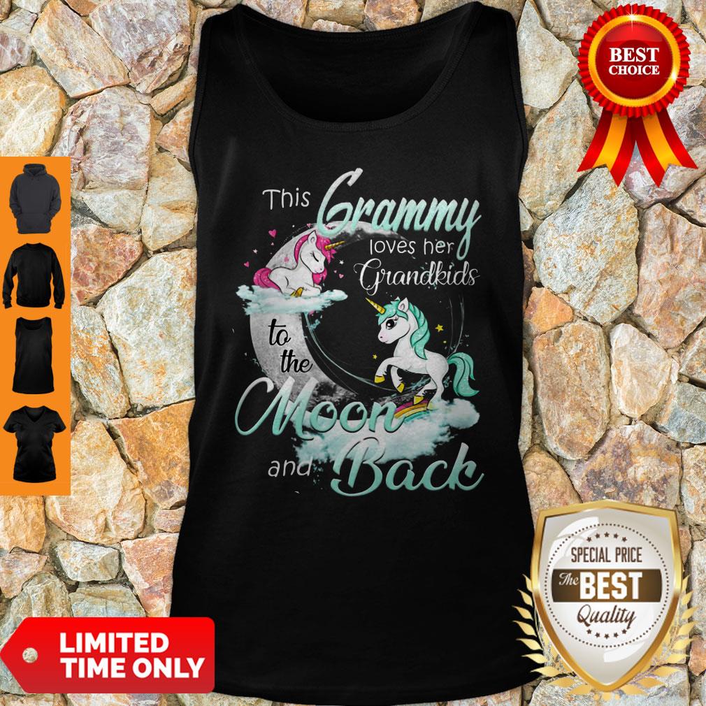 Official The Grammy Loves Her Grandkids To The Moon And Back Tank Top Official The Grammy Loves Her Grandkids To The Moon And Back Tank Top