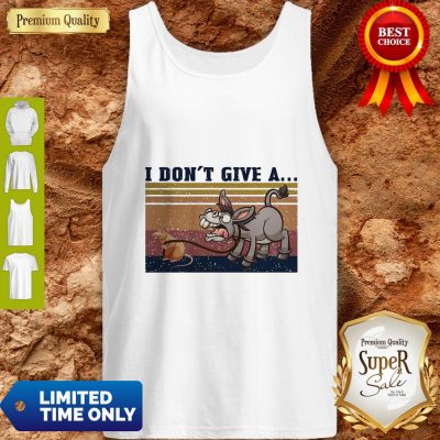 Pretty Mouse and Donkey I Don’t Give A Vintage Tank Top