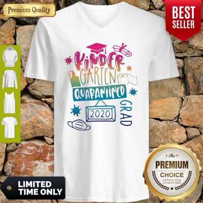 Top Kinder Garten Grad Quarantined 2020 V-neck