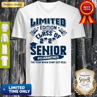 Top Limited Edition Class Of 2020 Toilet Paper Senior Quarantined The Year When Shit Got Real V-neck