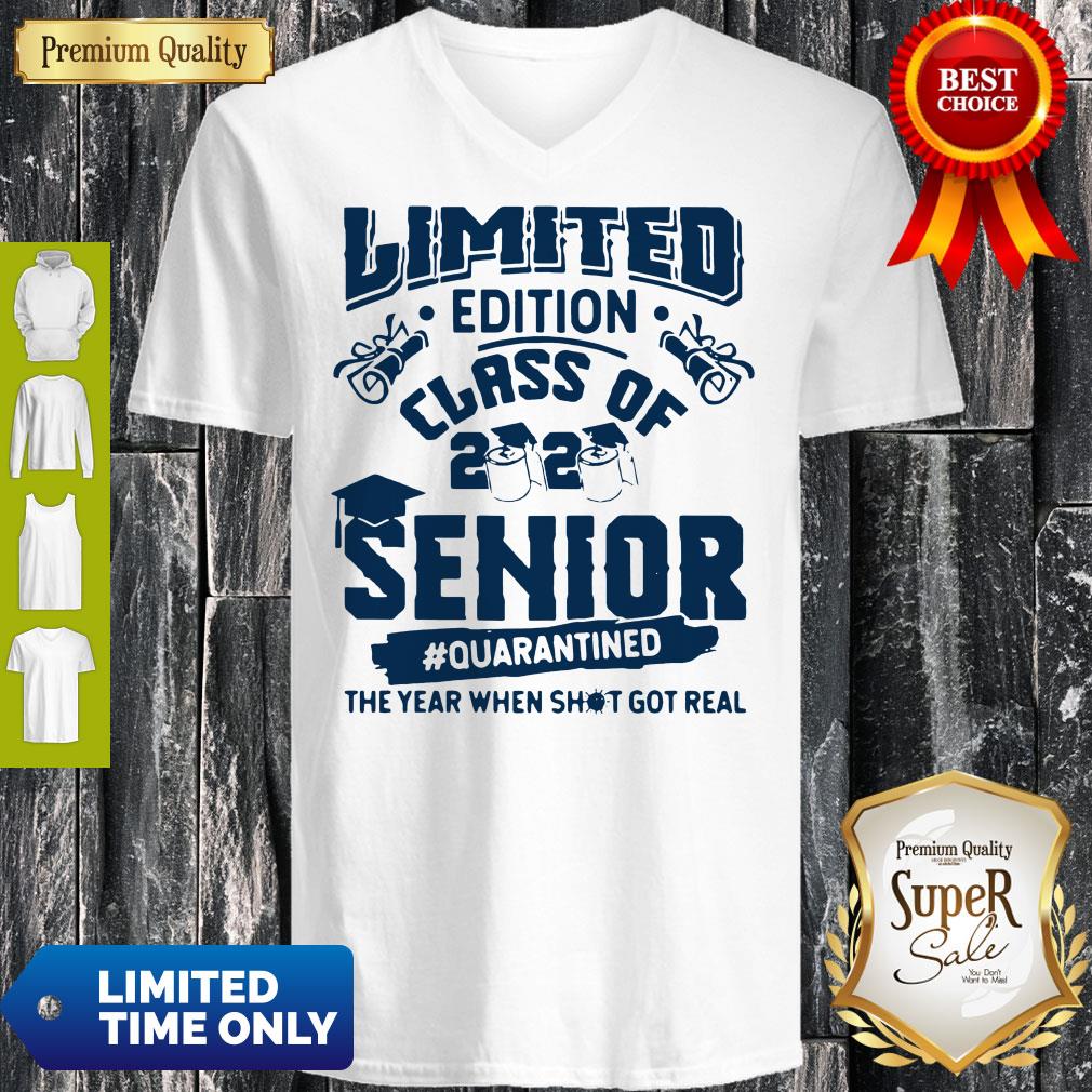 Top Limited Edition Class Of 2020 Toilet Paper Senior Quarantined The Year When Shit Got Real V-neck Top Limited Edition Class Of 2020 Toilet Paper Senior Quarantined The Year When Shit Got Real V-neck