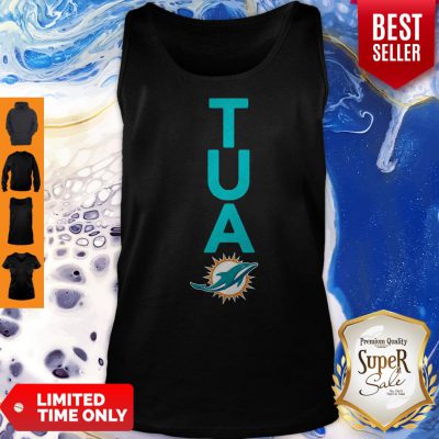 Top Miami Dolphins Tua Logo Tank Top