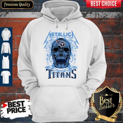 Nice Skull Metallica Tennessee Titans Hoodie