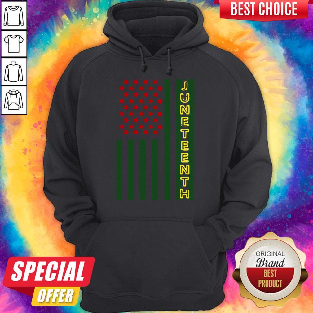 Official Juneteenth Flag Hoodie Official Juneteenth Flag Hoodie